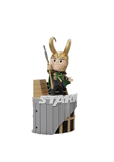 Beast Kingdom The Infinity Saga Stark Tower Loki MEA058 Mini Egg Attack Figure