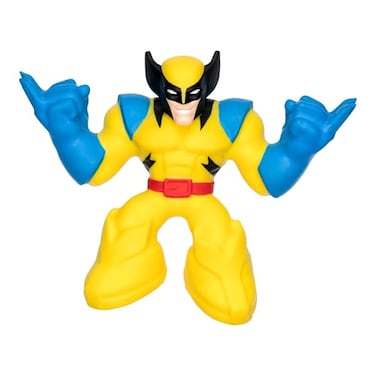 Heroes of Goo Jit Zu Marvel Studios XMen 97 Wolverine Stretchy Action Figure with Metallic Rheoscopic XGene FillingStretch Wolverine Up to 3 Times His Size