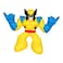 Heroes of Goo Jit Zu Marvel Studios XMen 97 Wolverine Stretchy Action Figure with Metallic Rheoscopic XGene FillingStretch Wolverine Up to 3 Times His Size