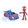 Spidey and his Amazing Friends Spidey Web Crawler Set 4Inch Scale Action Figure and Vehicle Marvel Preschool Super Hero Toys Kids Easter Gifts Ages 3