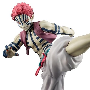 MEGAHOUSE CORPORATION GEM SER Demon Slayer KIMETSU NO Yaiba Upper 3 AKAZA PVC FIG