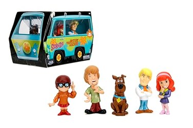 Jada Toys MetalFigs 25 ScoobyDoo 5Pack Shaggy Scooby Daphne Velma Fred DieCast Figures Collectible Display Ages 8