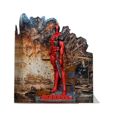 McFarlane Toys Marvel Deadpool 110th Scale Posed Figure with Scene The New Mutants 98