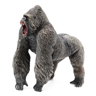 Higherbros Gorilla Toys Action Figure Rampage Gorilla Fight Mode Ape Solid Wild Animal Figurines for Role Playing Story Telling Toy