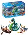 Playmobil Viking with Sea Monster Educational Toy from 4 Years Imaginative Play Set Dragon Drakkar Figure Stimulates Creativity 71830