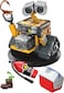 Mattel Pixar Spotlight Series WallE Figure Mattel Pixar WallE Collectable 35in Tall with 2 Sets of Eyes Bendable Treads Accessories Display Box with Reversible Background