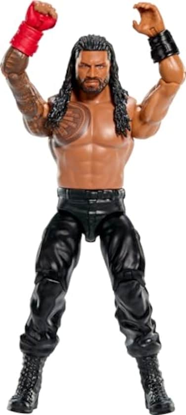 Mattel WWE Action Figure Series 146 Roman Reigns 6inch Collectible with 10 Articulation Points LifeLike Look