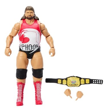 Mattel WWE Elite Action Figure Accessories 6inch Collectible Typhoon with 25 Articulation Points LifeLike Look Swappable Hands