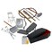 Figures Toy Company Hardcore Coffin 15 Piece Accessory Set for Wrestling Action Figures