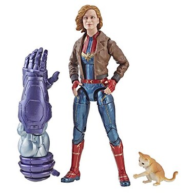 Marvel Legends Kree Series Captain Marvel Action Figure Bomber Jacket