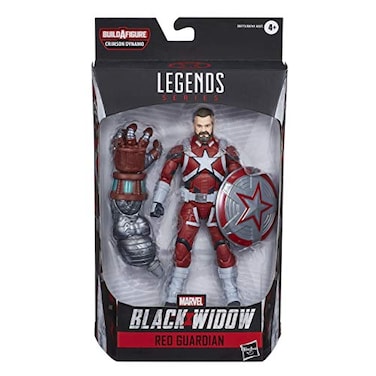 Marvel Hasbro Black Widow Legends Series 6inch Collectible Red Guardian Action Figure with 1 Accessory Ages 4 and Up