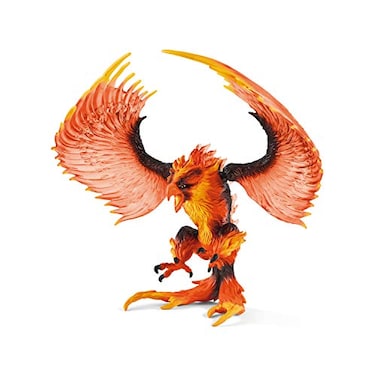 Schleich Eldrador Creatures 7 Fire Eagle Toy Movable Wing Lava Griffin Action Figure for Boys and Girls Mythical Creature Figures Fantasy Beast Figurine Monster Toys Kids Ages 7 42511