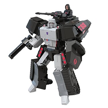 Transformers Generations Collaborative GI Joe MashUp Megatron HISS Tank with Cobra Baroness Figure Ages 8 and Up