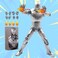 LonullyMege MK2Ironman Collectible Action Figure7 Inch 10th Anniversary Metal Texture Painting Movable Mark Model Toys