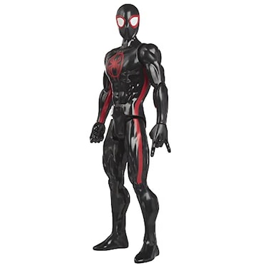 Marvel SpiderMan Miles Morales Toy 12InchScale SpiderMan Across The SpiderVerse Action Figure Ages 4 and Up