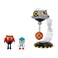 JAKKS Pacific Sonic The Hedgehog Egg Mobile Battle Set with Sonic Dr Eggman 25 Inch Action Figures Includes 14 Unique Pieces