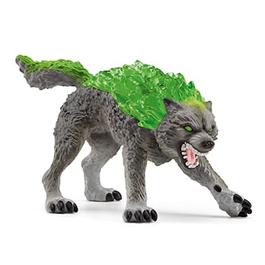 Schleich Eldrador New 2023 Mythical Creature Toys for Boys and Girls Granite Wolf Action Figure Toy Ages 7