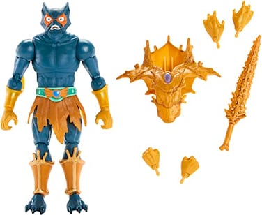 Masters of the Universe Masterverse Action Figure MerMan Deluxe Collectible with Sword Swappable Hands and Chest Armor Motu Toy