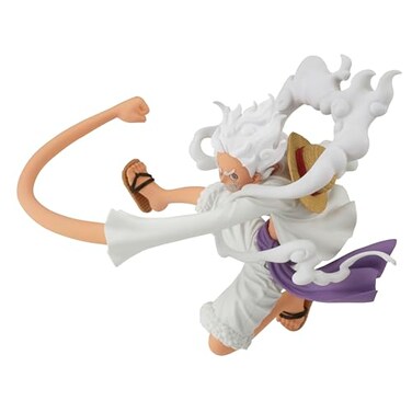Banpresto One Piece Monkey D Luffy Gear 5 Bandai Spirits Battle Record Collection Figure