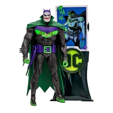 McFarlane Toys DC Multiverse Batman White Knight Jokerized 7in Action Figure Gold Label