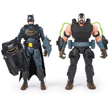 DC Comics Batman Adventures Battle Pack Bane and Batman Action Figures Set 14 Armor Accessories 12inch Super Hero Kids Toy for Boys Girls