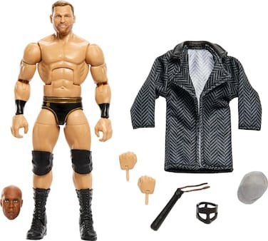 Mattel WWE Elite Collection Action Figure Royal Rumble Ridge Holland with Accessory and Virgil BuildAFigure Parts