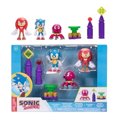 JAKKS Pacific Sonic The Hedgehog Action Figure 25 Oil Ocean Diorama