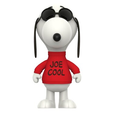 Super7 Supersize Peanuts Snoopy Joe Cool 12 Peanuts Action Figure with Fabric Clothing Classic Cartoon Collectibles and Retro Toys