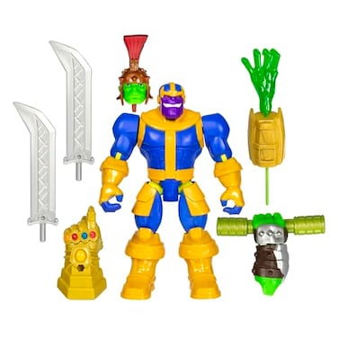 Marvel Avengers MixMashers Thanos Custom MixandMatch Deluxe Action Figure Accessories 5InchScale Super Hero Toys for Kids Ages 4