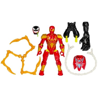 Marvel SpiderMan MixMashers Iron Spider Custom SpiderMan MixandMatch Deluxe Action Figure Accessories 5InchScale 12 cm Super Hero Toys Ages 4