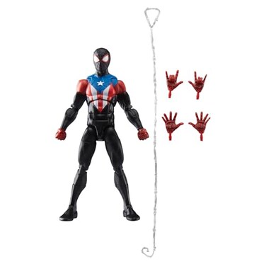 Marvel Legends Series Gamerverse Miles Morales Boricua Suit SpiderMan 2 Video GameInspired Collectible 6 Inch Action Figure