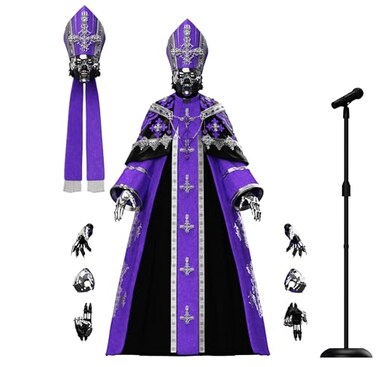 Super7 ULTIMATES Ghost Papa V Perpetua 7 Ghost Action Figure with Accessories Heavy Metal Collectibles and Retro Toys