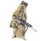 Lmzauet 12 inch Special Forces Action Figure 16 SWAT Team Set with Super Rich Accessories Sniper All Terrain