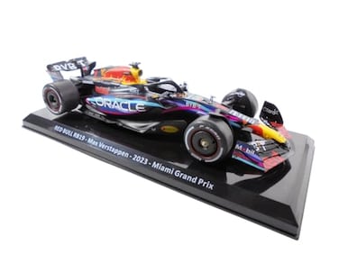 OPO 10 Formula 1 Compatible with Red Bull RB191 Max Verstappen World Champion Miami GP 2023124 Scale Model Car OR100