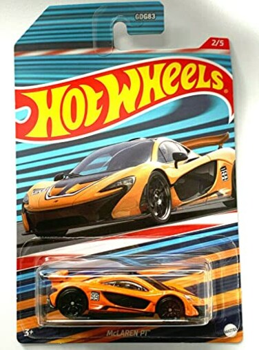 Die Cast DieCast Hot Wheels McLaren P1 Orange 2022 Themed Exotics Series 25