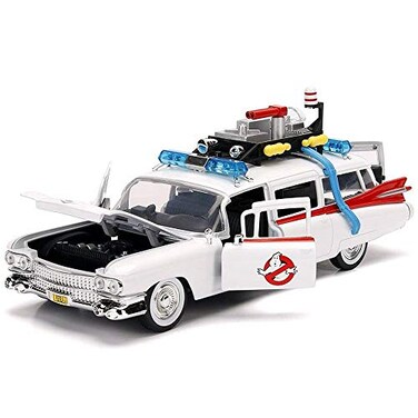 Jada Toys Hollywood Rides Ghostbusters ECTO1 White 1 24 Scale