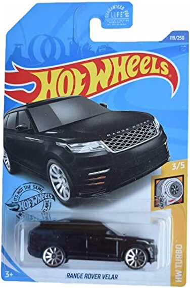 Mattel Hot Wheels 2020 Hw Turbo Range Rover Velar Black 119250