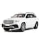 WAKAKAC 124 GLS63 AMG Model CarZinc Alloy Diecast Toy Car Pull Back with Light and Sound Toy Vehicle Door Can Be Opened White