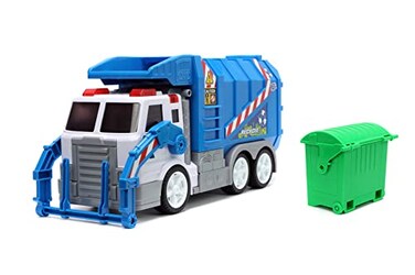 Jada Just Trucks Garbage Truck Toys for Kids and Adults