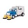 Driven by Battat Large 18Inch Electric Street Sweeper Kids ToysCars with Spinning Brushes Lights 116 Scale with Working Doors Sounds Tilting Container for 3 Years