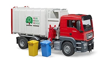 Bruder Toys 03761 Man TGS Side Loading Garbage Truck