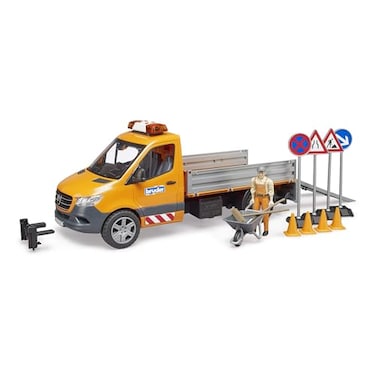 Bruder 02677 MB Sprinter Municipal with Driver Light Sound Module and Accessories
