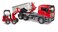 Bruder 03767 Man TGS Truck with Roll Off Container and Schffer Compact Loader 2630