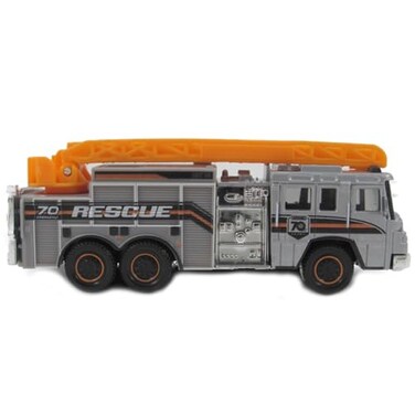 Matchbox Pierce Quantum Aerial Ladder Truck Working Rigs 1016 SilverOrange