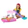 Barbie Boat with Pool and Slide Dream Boat Playset Includes 20 Pieces Like Dolphin and Accessories