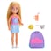 Barbie Family Friends Cupcake Baking Backpack Blonde Chelsea Doll Wearable Backpack with Baking Play Pieces