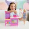 Barbie Mysteries Beach Detectives Malibu Doll Cotton Candy Game Booth Playset with 20 Accessories Including Prizes
