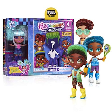 Just Play HairDUDEables Collectible Dolls Series 2 Styles May Vary MultiColor 23776