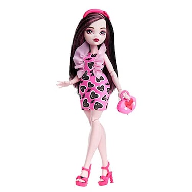 Monster High Draculaura Doll Features 10 Flexible Joints for Girls Ages 4 and Up
