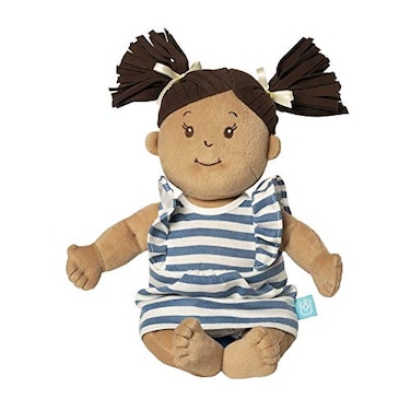 Manhattan Toy Baby Stella Beige with Brown Hair 15 Soft First Doll